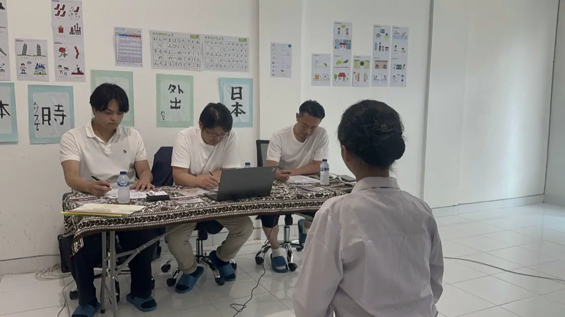 LPK Taiju(バリ校)の外観と生徒たち